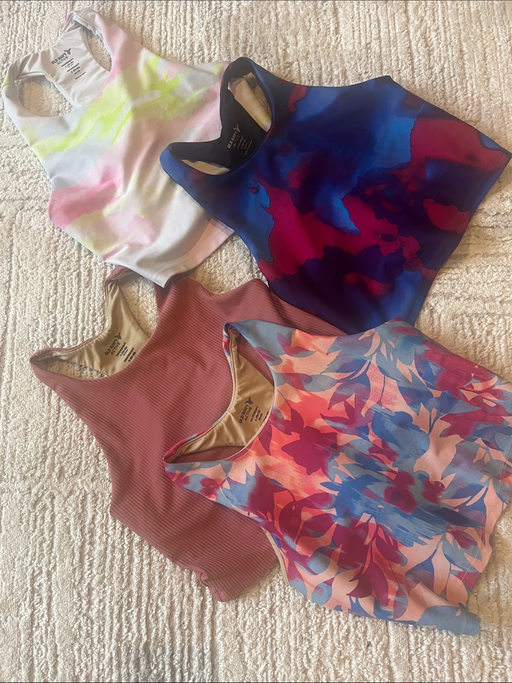 Old Navy | Girls Racer Back Tank Top Bundle, 10/12